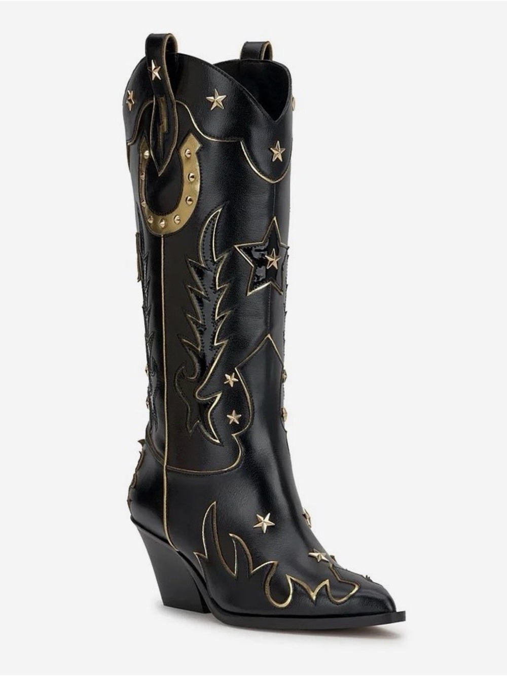 Jessica Simpson Zembitti Black Western Boots